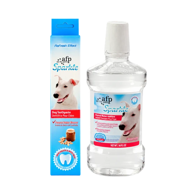 Pasta dental AFP y enjuague AFP Sparkle Dental H2O Additive