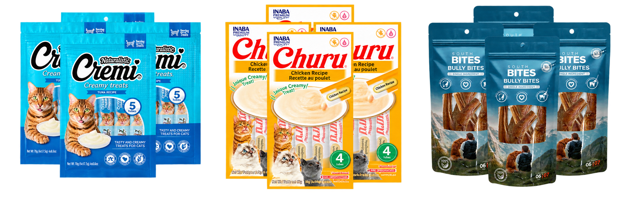 Snacks Naturalistic Cremi, Churu y South Bites