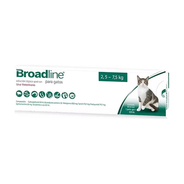 Broadline Pipeta para Gatos 2.5 a 7.5 Kgs