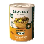 Lata Bravery Meatballs Stew Iberian Pork Para Perro 415 Gr