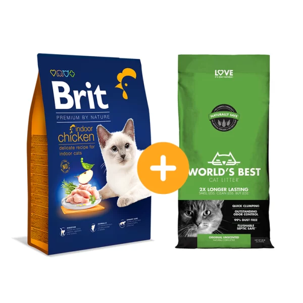 Brit Premium by Nature Cat Indoor 8Kg promo