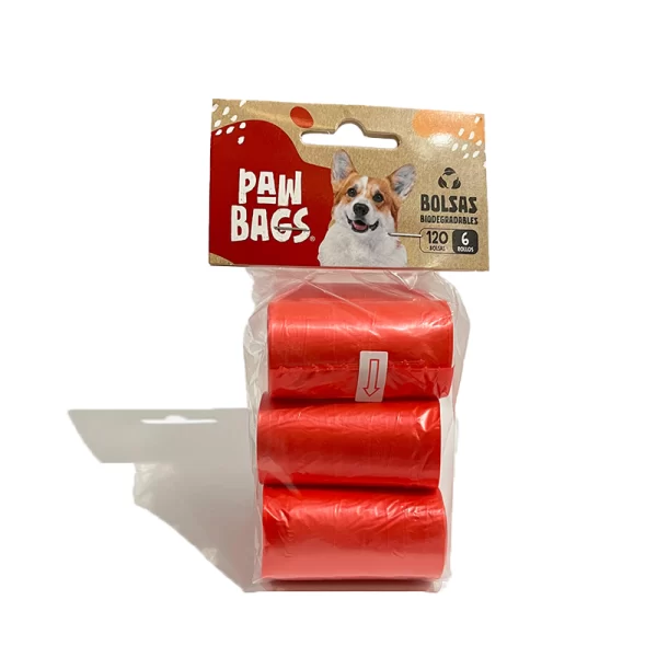 Bolsas de 6 Rollos Biodegradables (120 bolsas)