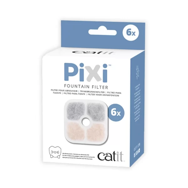 Catit Pixi Filtro Fuente 6 Unid