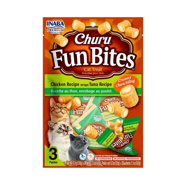 Churu Gato Fun Bites Pollo y Atún 60 Gr