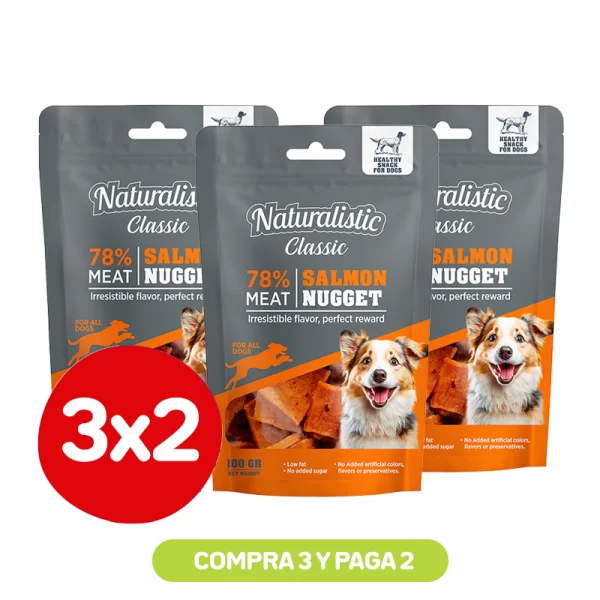 Pack 3x2 Naturalistic Salmon Nuggets