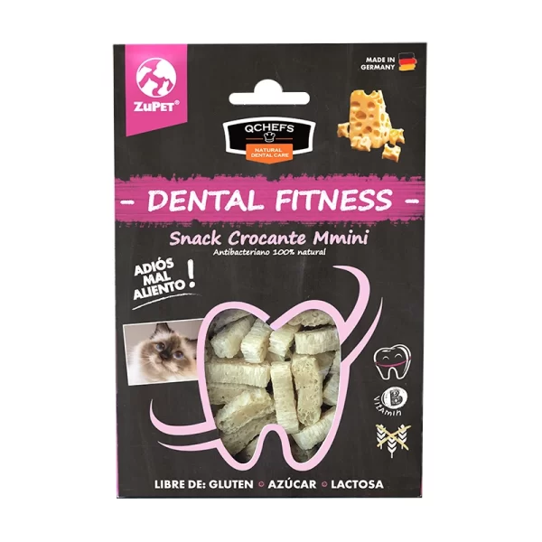 Qchefs Snack Dental Crocante Mini Gato 60 Gr