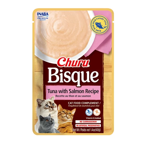 Churu Bisque Tuna with Salmon 40 Gr