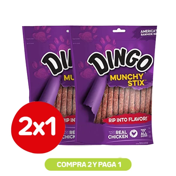 Pack 2x1 Dingo Munchi Sticks 10 Unidades