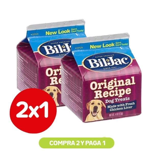 Pack 2x1 Snacks Bil Jac Original Recipe 113 Gr