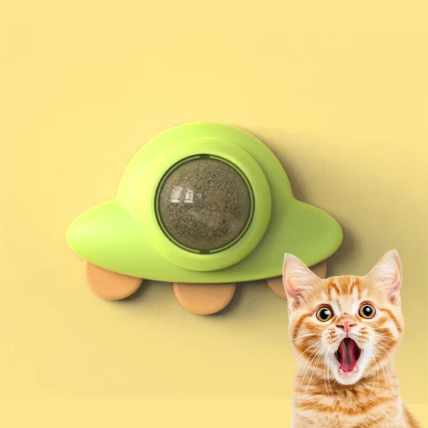 Juguete Para Gato Bola Catnip Diseño Ovni