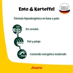 Josera Ente & Kartoffel Adulto Pato 12,5 Kg