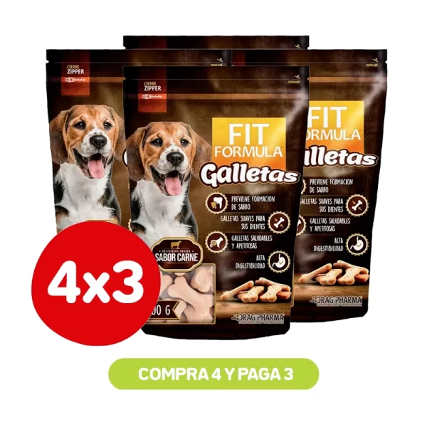 Pack 4x3 Fit Formula Galleta 400 Gr